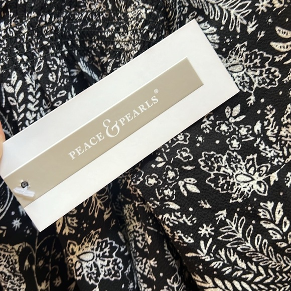 Peace & Pearls Chiffon Super Light / Airy NWT - Picture 9 of 15